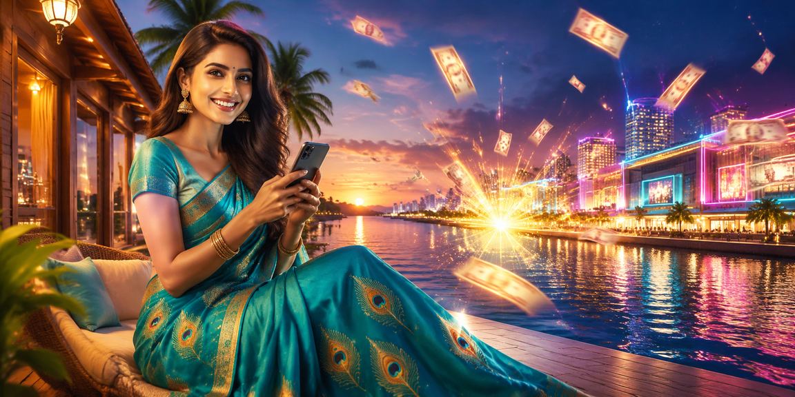 Excited bettors reviewing cashback offers on mobile during festive time in Kerala